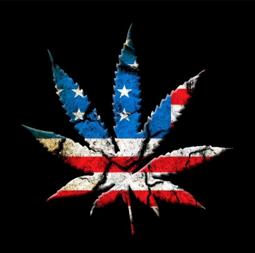 Cannabis Leaf American Flag for We Got Gaz LLC Blog Post